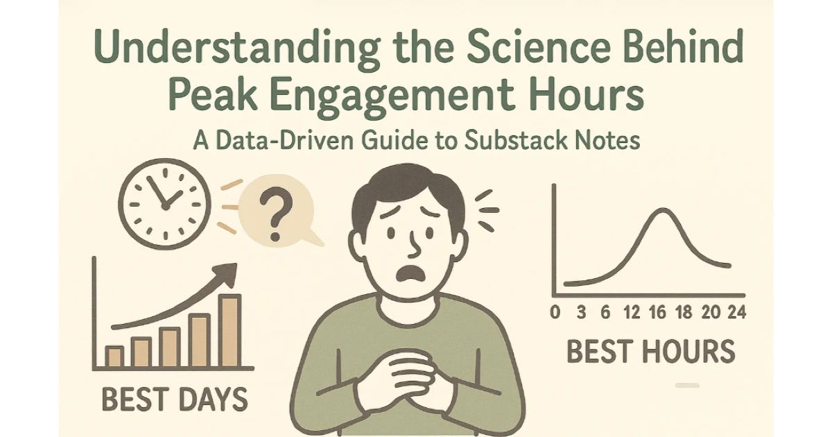 I Analyzed 12,463,022 Substack Notes. Here's The Best Time To Post Them.