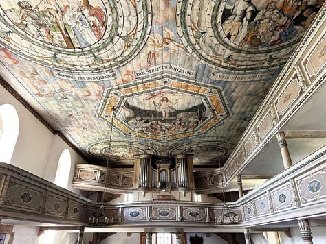 Döben church interior