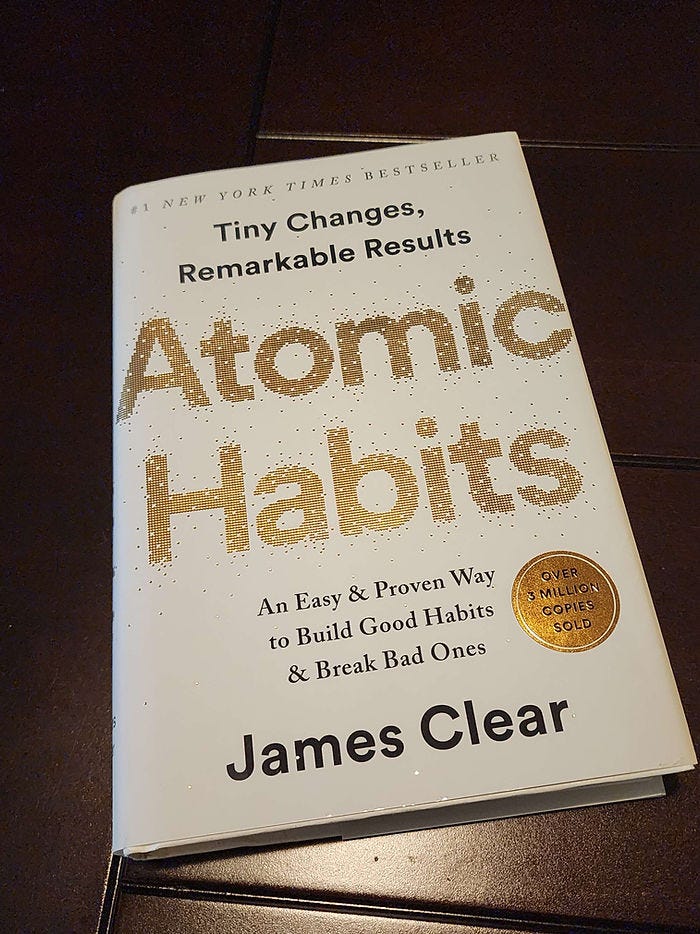 Atomic Habits book cover