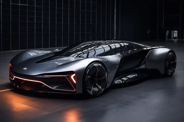 AI predicts what a car will look like in 2033