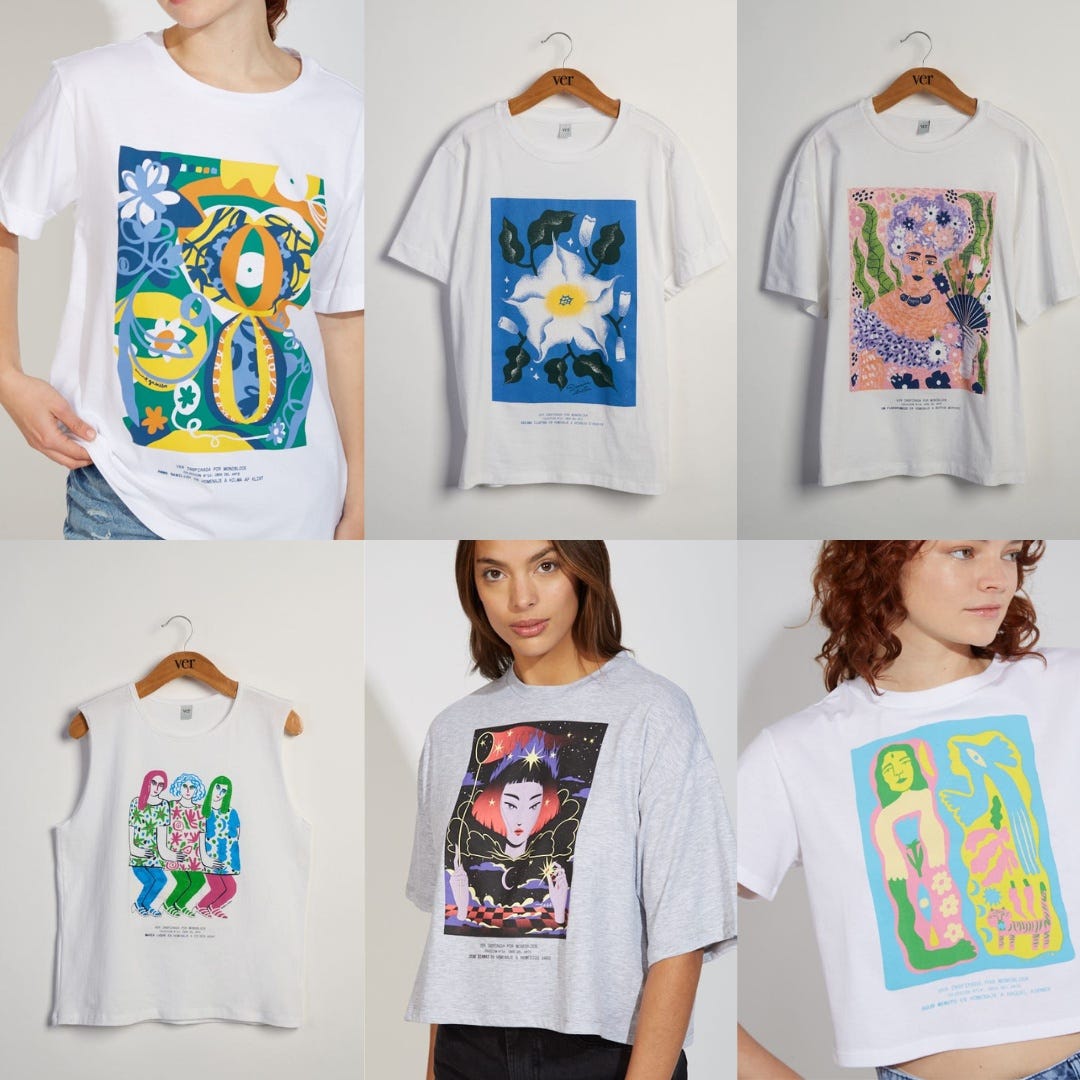 Las remeras de la colección