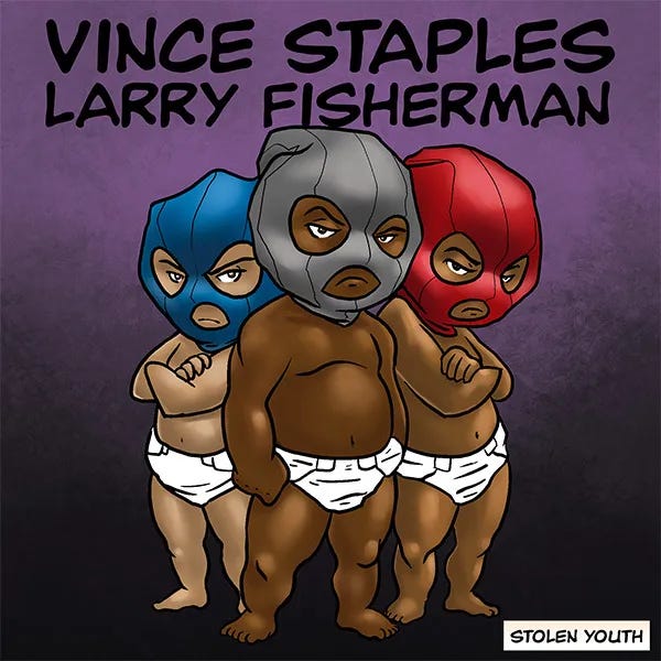 Cover art for Stolen Youth by Vince Staples & Larry Fisherman Cover art for Stolen Youth by Vince Staples & Larry Fisherman
