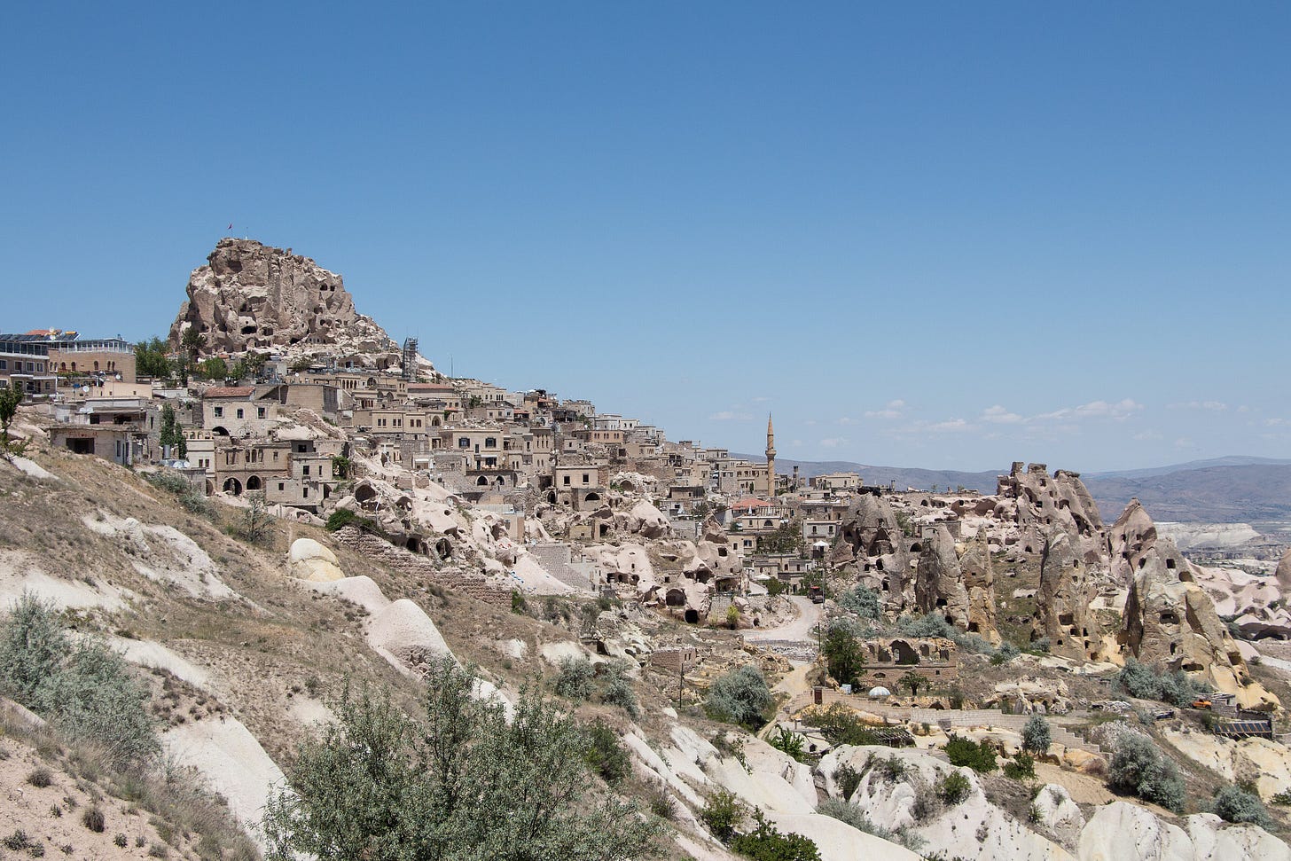 A view of Uçhisar Castle