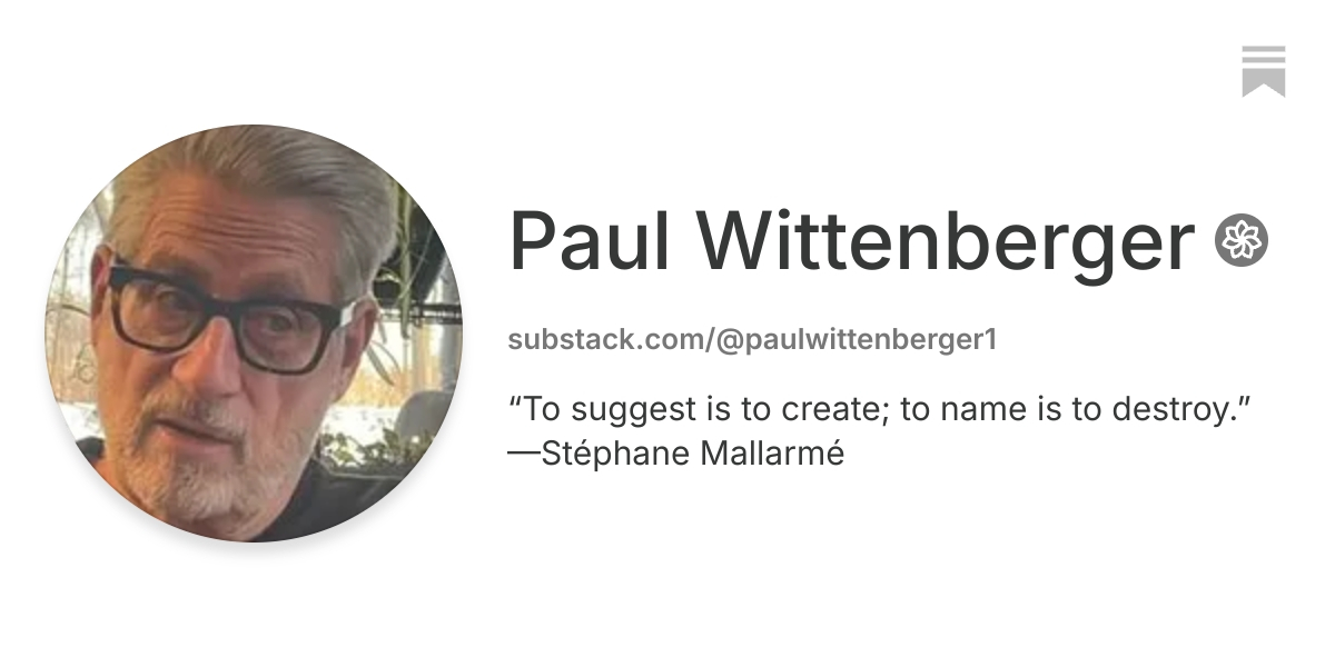 Paul Wittenberger | Substack