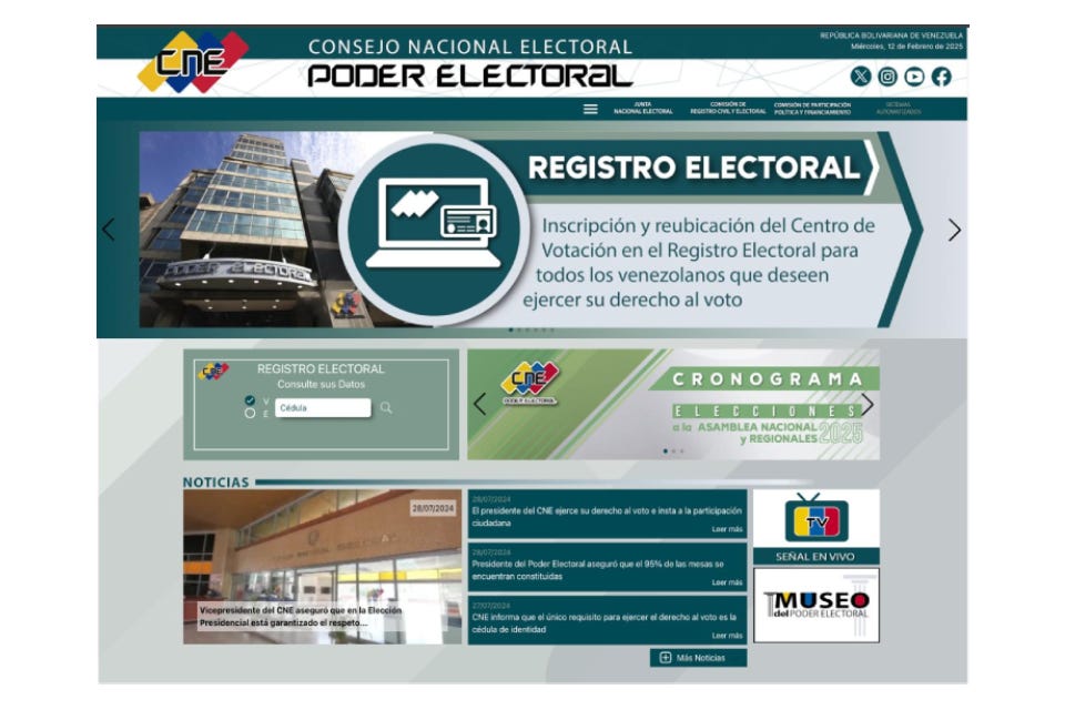 Nueva web CNE febrero 2025 Nueva web CNE febrero 2025