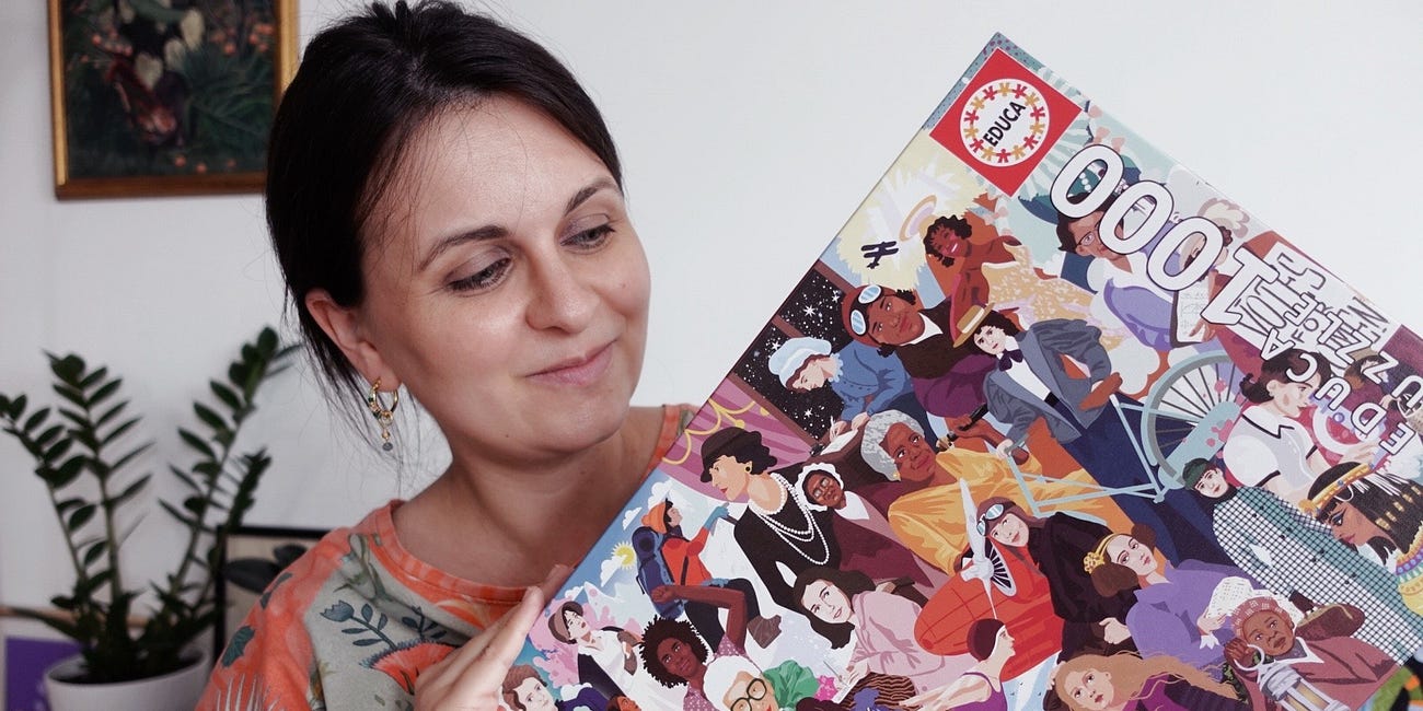 Designing a puzzle with 36 iconic historical women: a look into the brief