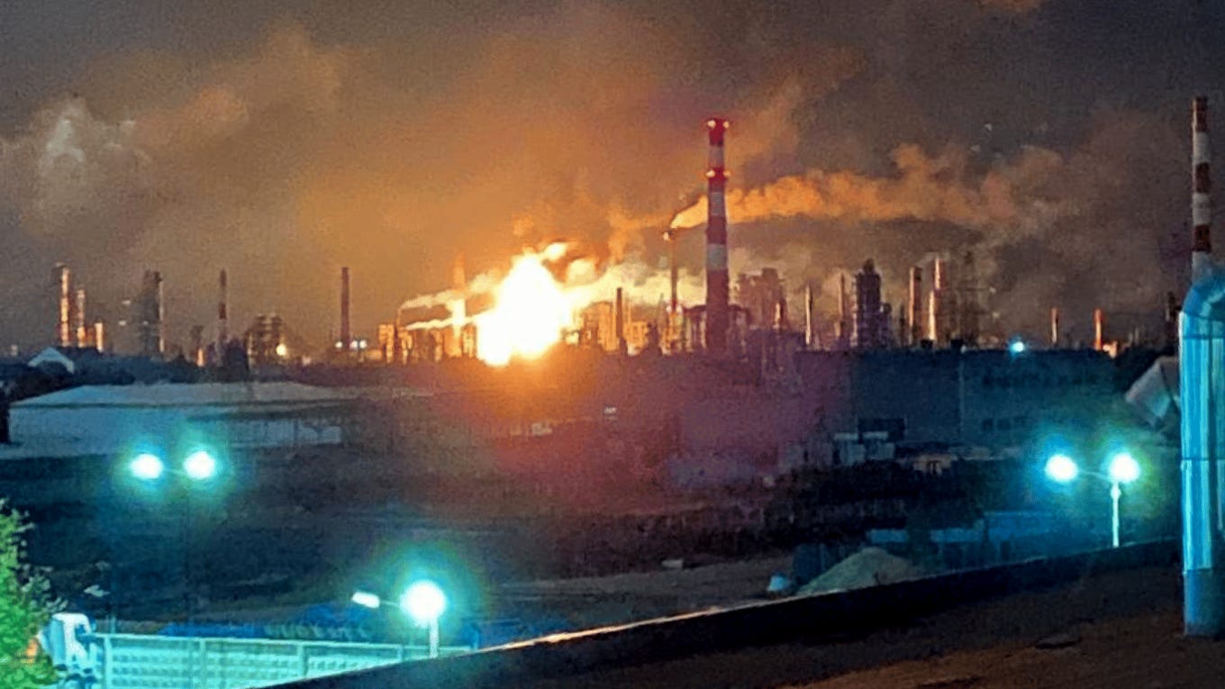 Ukrainian Drones Strike Rosneft Refinery in Ryazan Region - The Moscow Times Ukrainian Drones Strike Rosneft Refinery in Ryazan Region - The Moscow Times