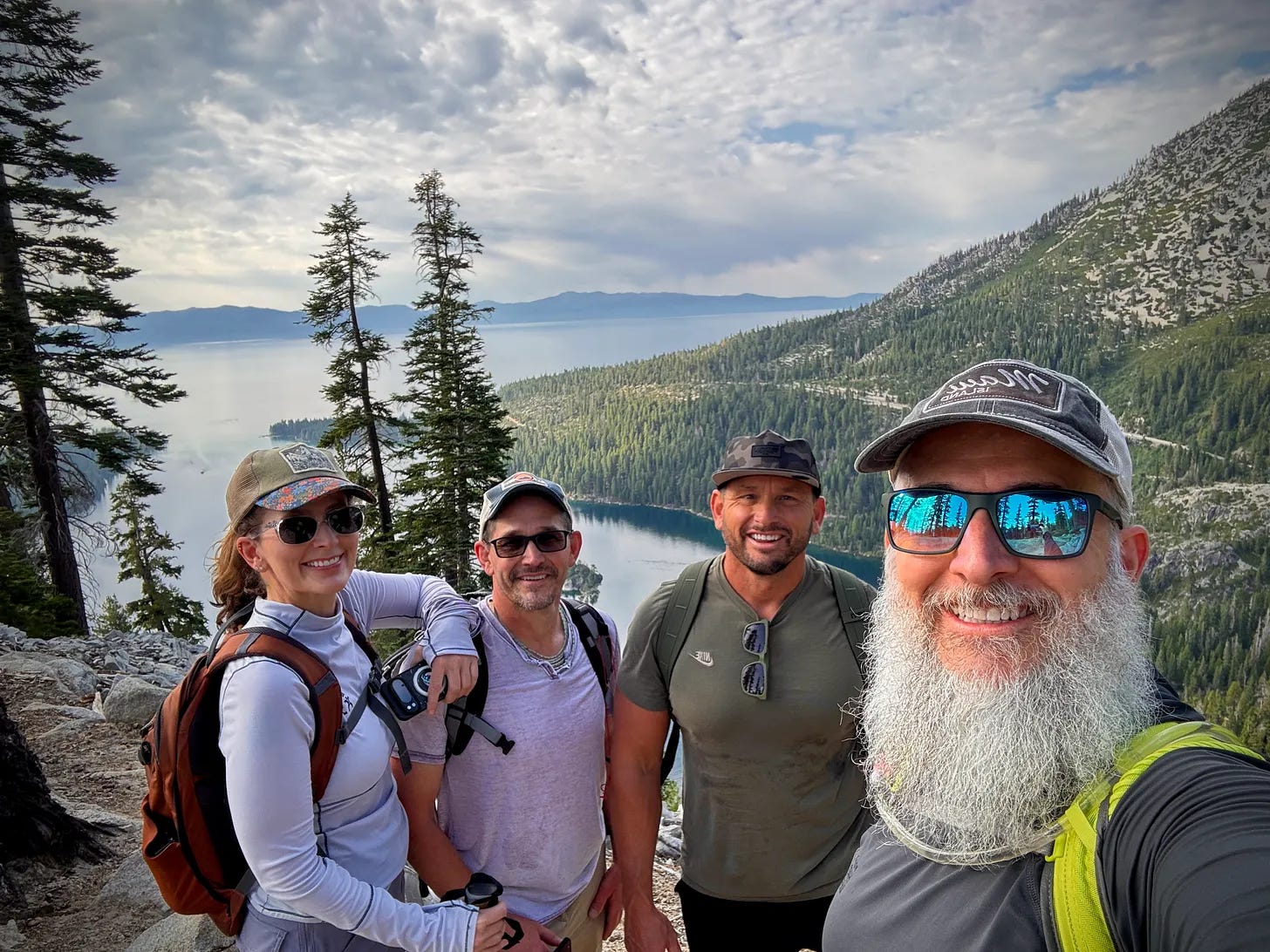Hiking with my siblings near Lake Tahoe Hiking with my siblings near Lake Tahoe