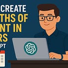 ☕🤖 Tutorial: How to Create 2 Months of Content in 2 Hours with ChatGPT