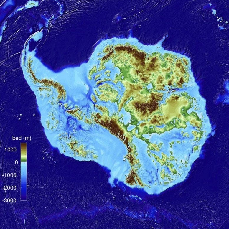 What the land looks like under Antarctica's ice sheet