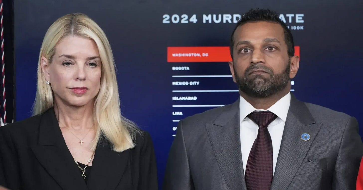 Trump Loyalists Pam Bondi, Kash Patel Face Lawsuit Over FBI Purge - Newsweek