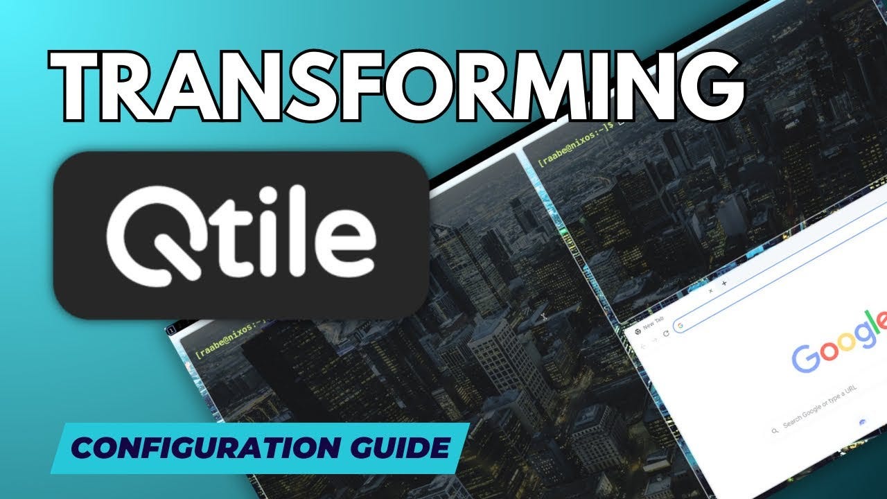 Transforming Qtile. RICING the Python based Window Manager. Configuration  basics. - YouTube