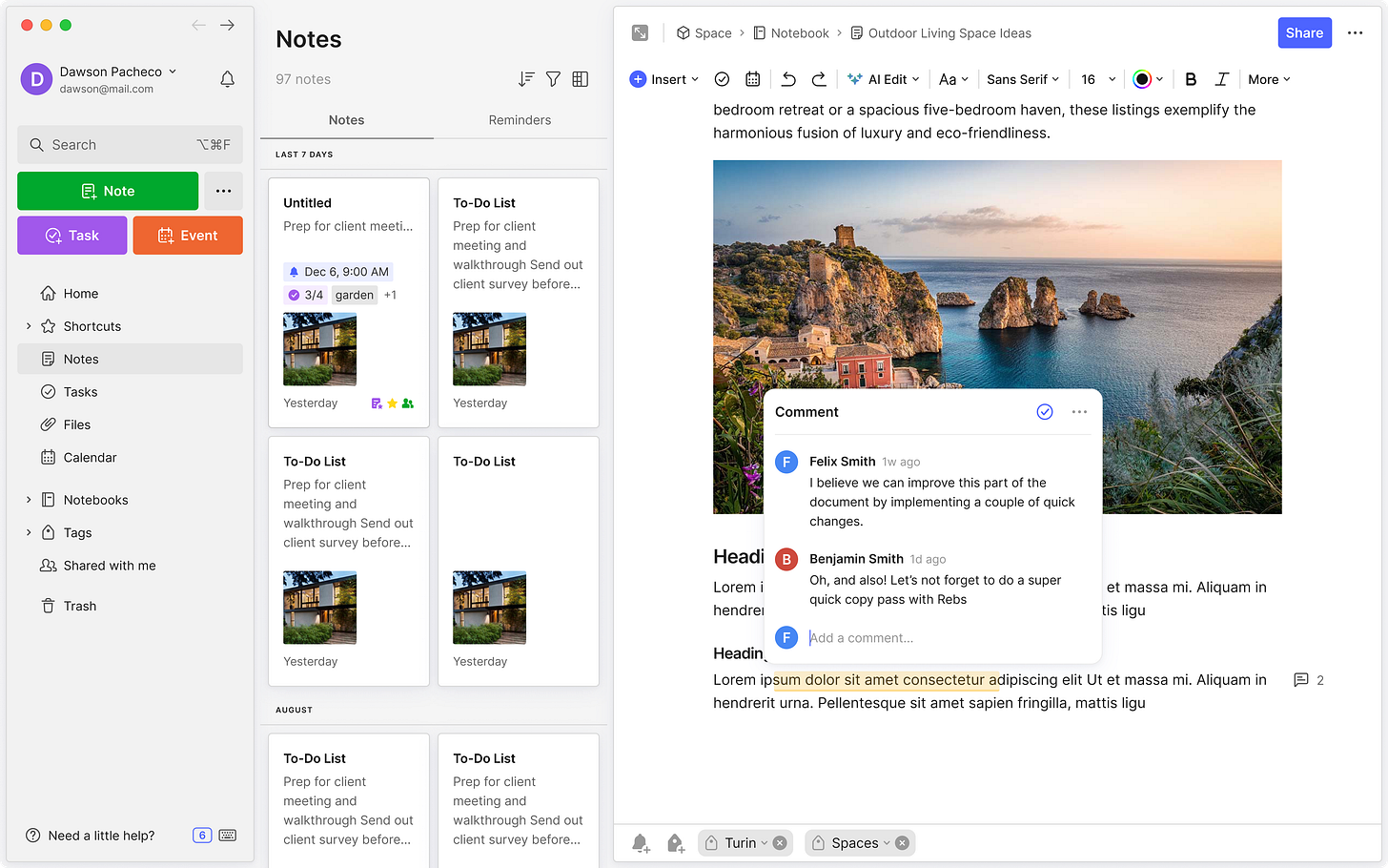 Comments – Evernote Help & Learning