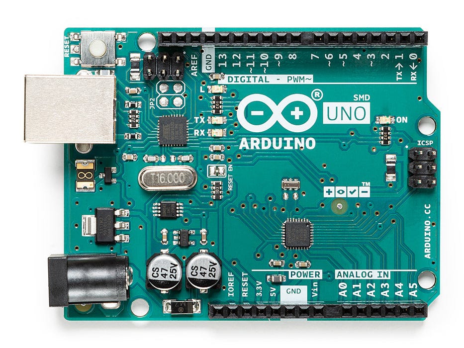 Arduino Uno Rev3 SMD | Easy-to-Use Microcontroller Board — Arduino Official  Store
