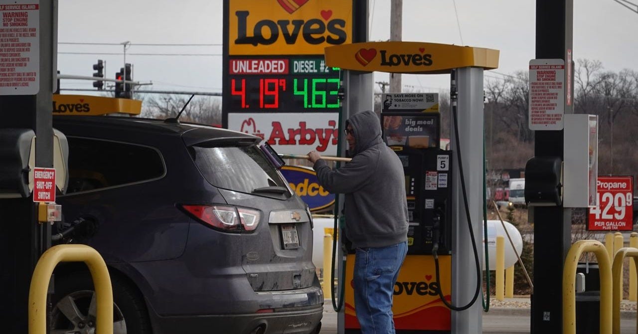 $4 gas becomes a reality in more states