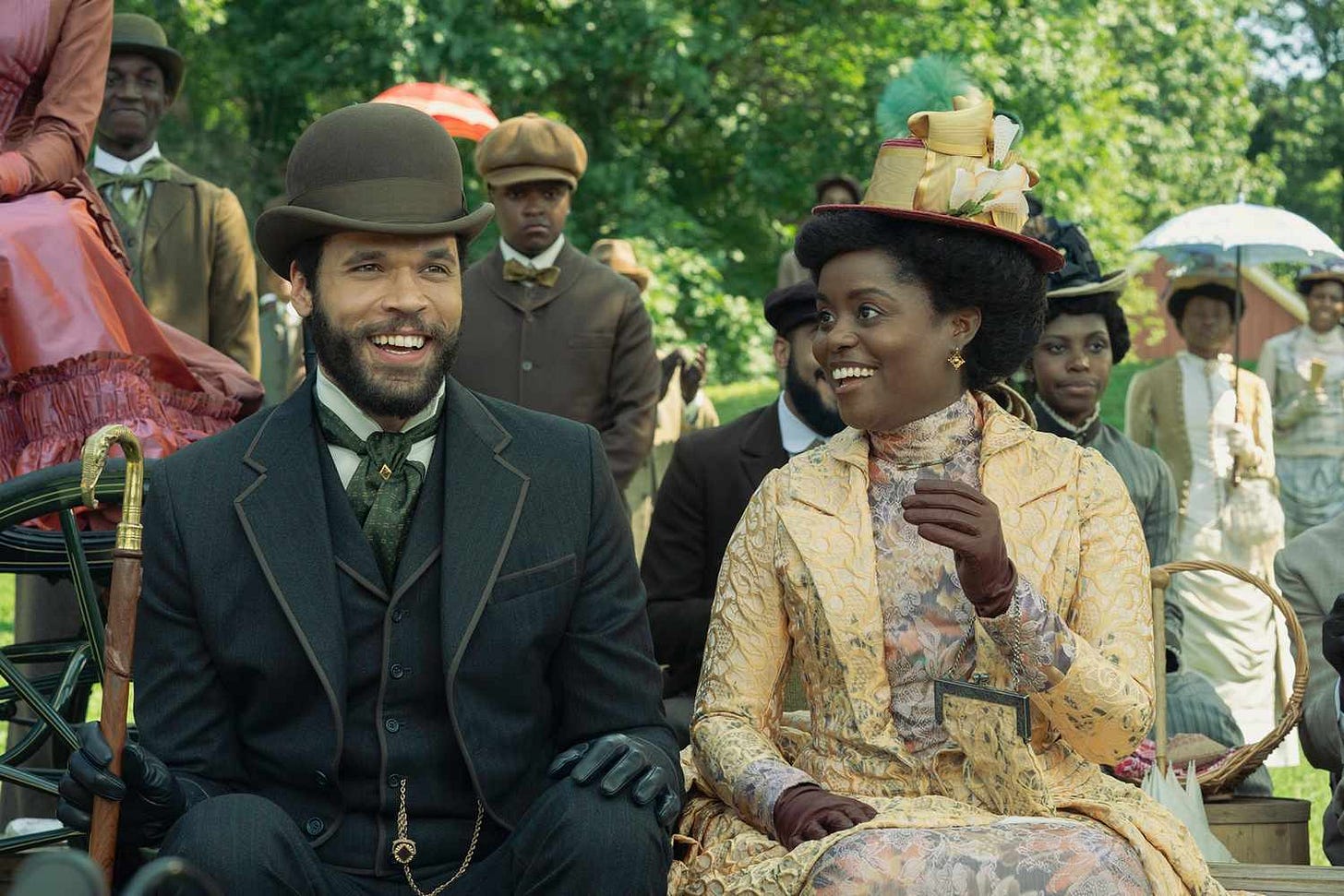 Gilded Age' Season 3 Finale: Denée Benton and Jordan Donica on Peggy and  William's Engagement (Exclusive)