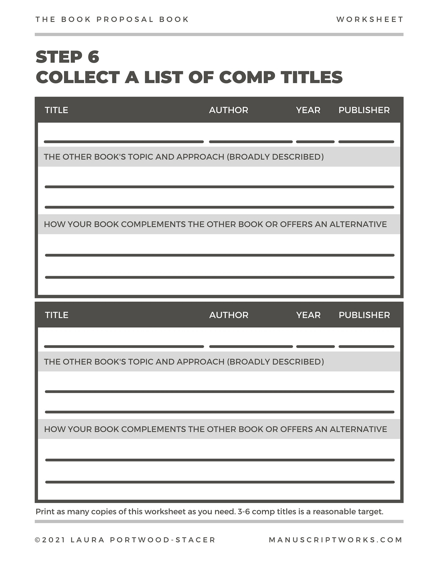 Image of one worksheet from the set