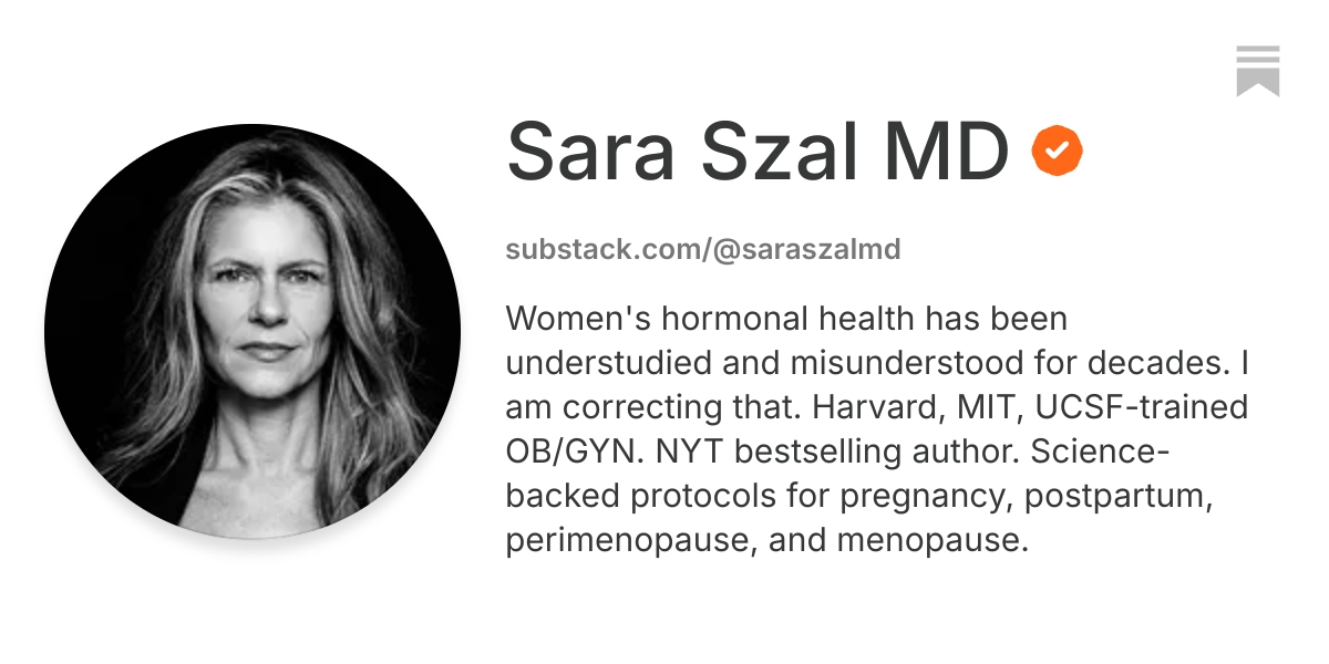Sara Szal MD | Substack