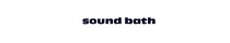 sound bath