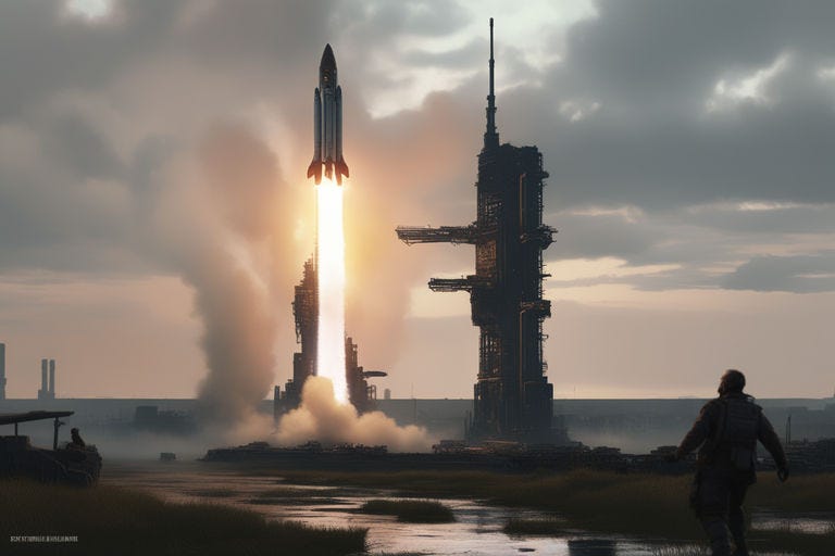 Prompt: rocket launch, cinematic, 4k, epic Steven Spielberg movie still, sharp focus, emitting diodes, smoke, artillery, sparks, racks, system unit, motherboard, by pascal blanche rutkowski repin artstation hyperrealism painting concept art of detailed character design matte painting, 4 k resolution blade runner Prompt: rocket launch, cinematic, 4k, epic Steven Spielberg movie still, sharp focus, emitting diodes, smoke, artillery, sparks, racks, system unit, motherboard, by pascal blanche rutkowski repin artstation hyperrealism painting concept art of detailed character design matte painting, 4 k resolution blade runner