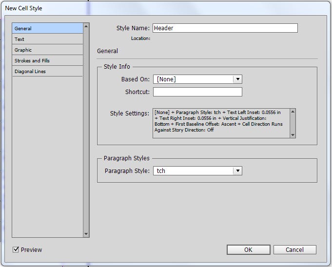 Make your table look good in InDesign
