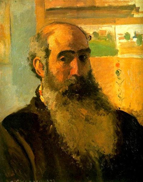 Self Portrait, 1873 - Camille Pissarro