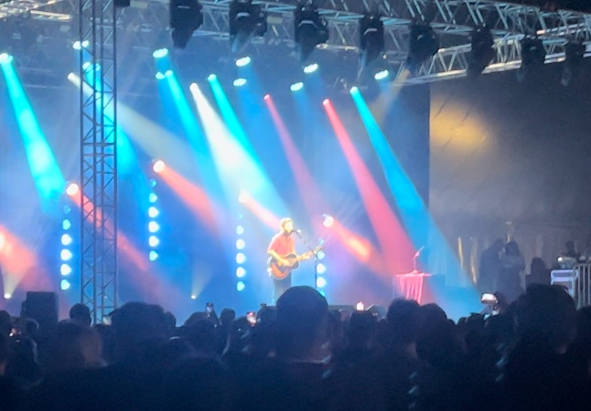 Passenger onstage at the Heineken Big Top in Galway in July 2024.