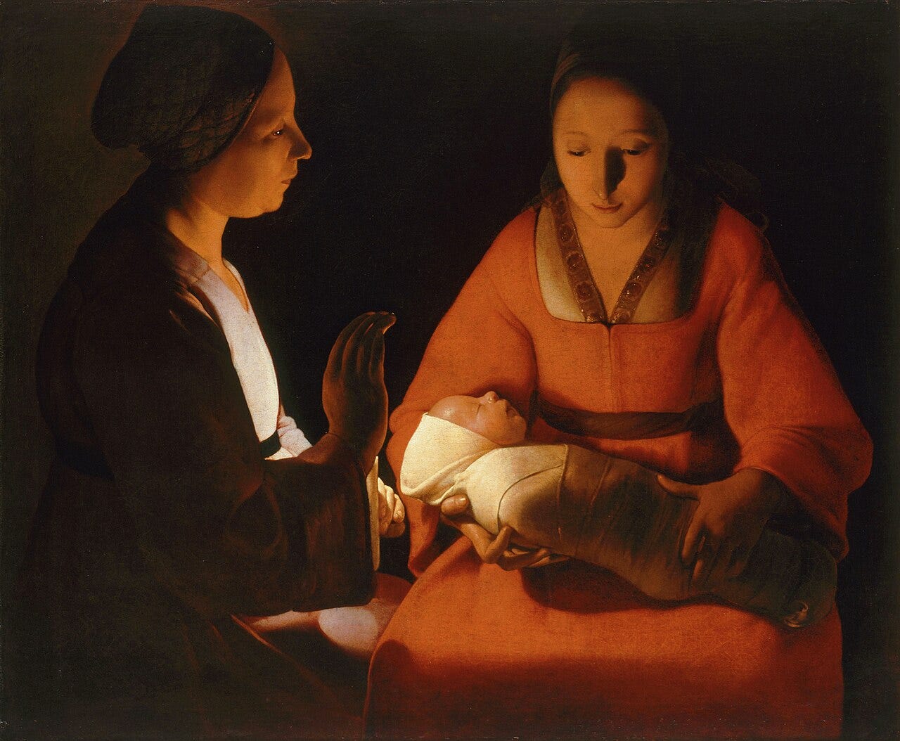The Newborn by La Tour The Newborn by La Tour