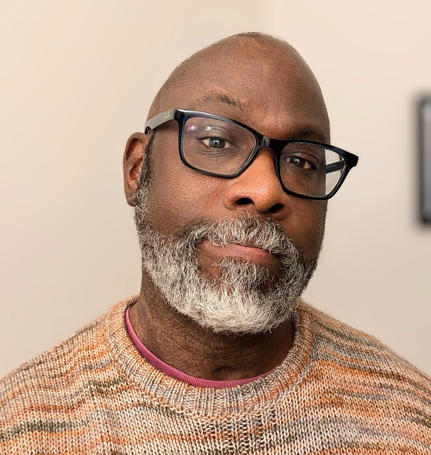 author self portrait with sweater 