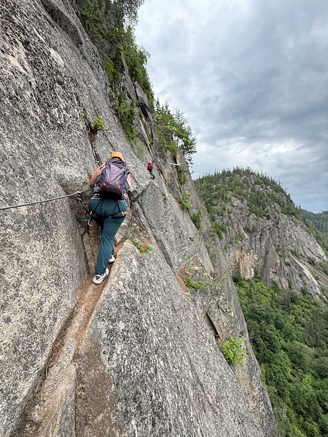 Via Ferrata in Saguenay Fjord National Park