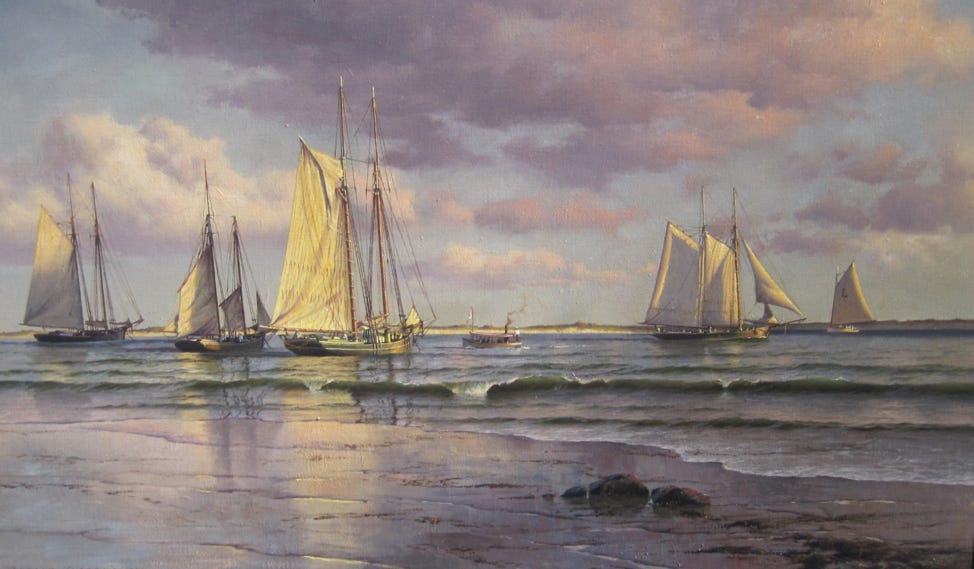 A group of sailboats on a beach

AI-generated content may be incorrect.