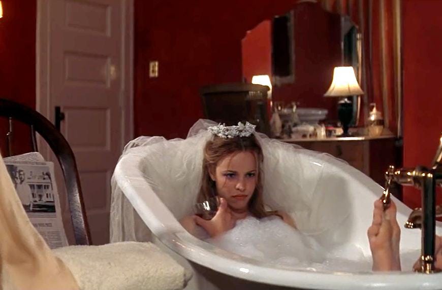 5 iconic bath tub scenes from movies | Well+Good