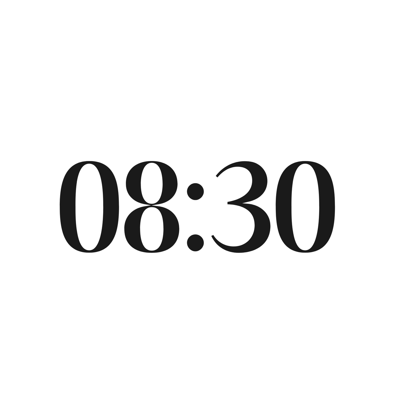 08:30 a.m.