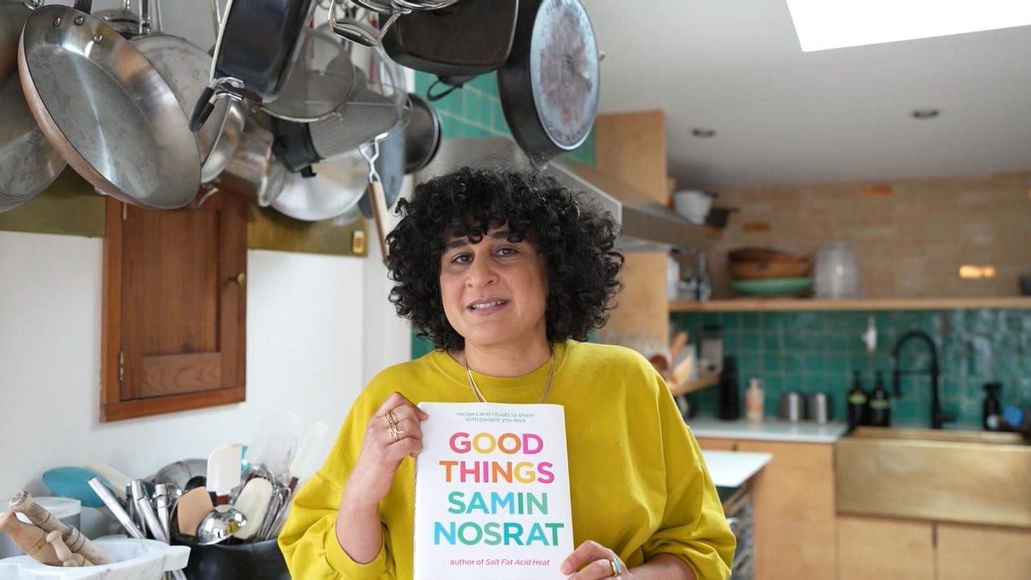 Samin Nosrat reveals her new book, 'Good Things'