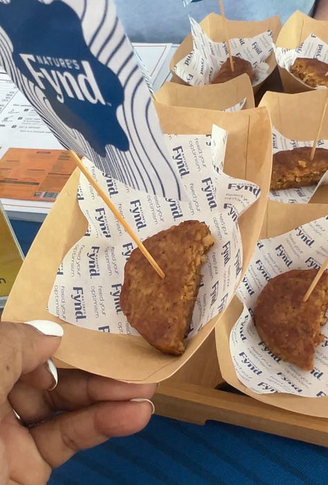 Tuna Free Tuna, Animal Free Sausage, Dairy Free Blue Cheese