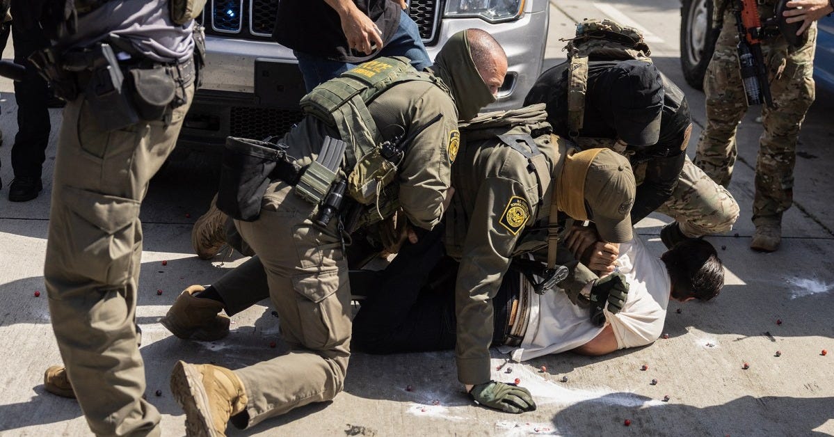 Trump administration appeals ban on immigration sweeps