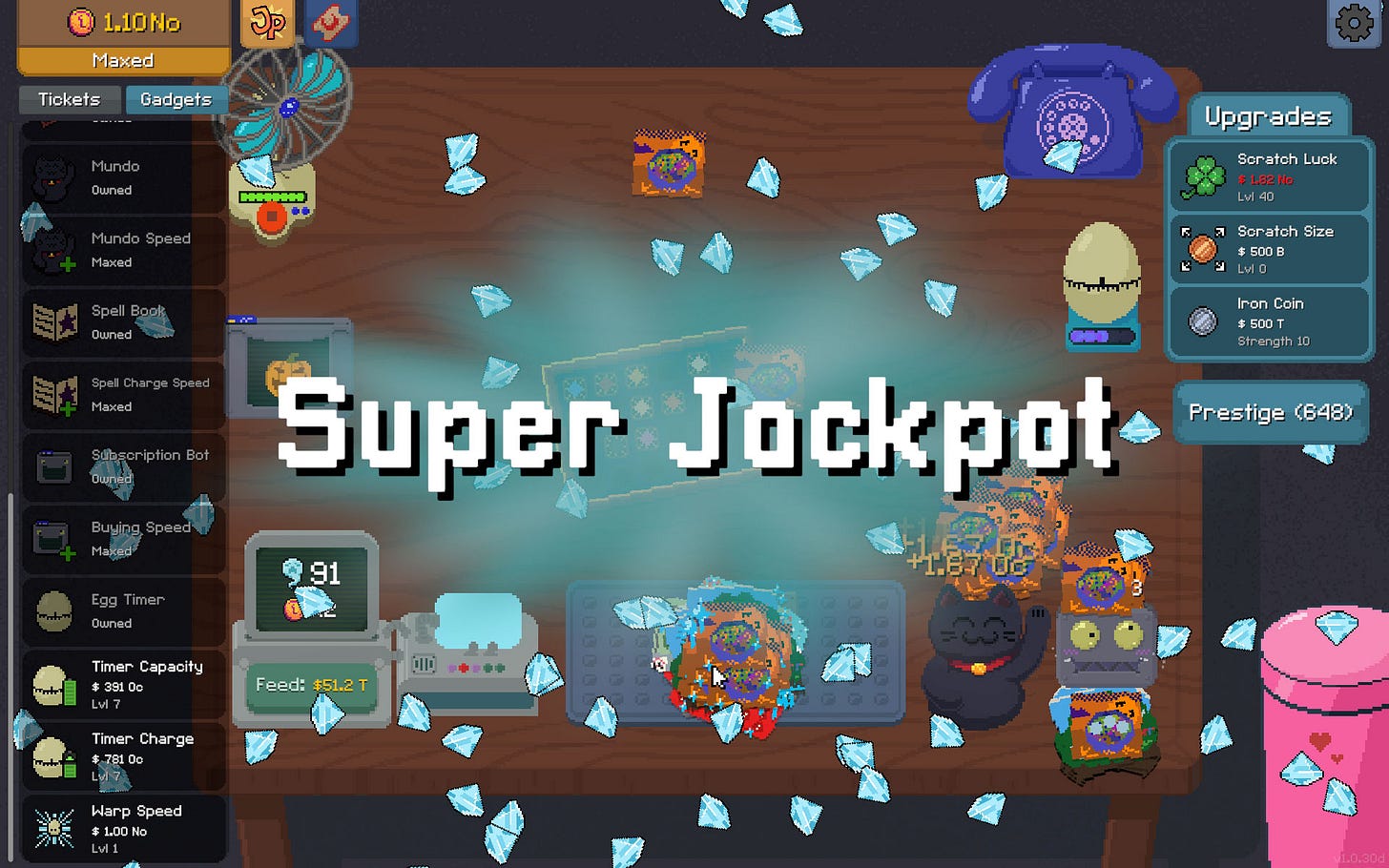 Κερδίζοντας ένα Super Jackpot στο Scritchy Scratchy