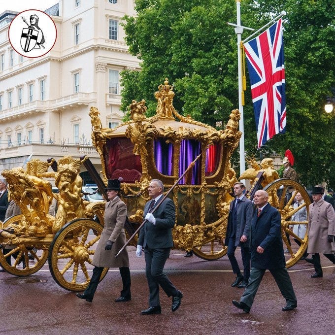 Elizabeth II’s actual gold stage coach