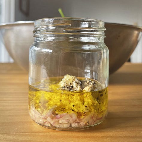Salad dressing ingredients