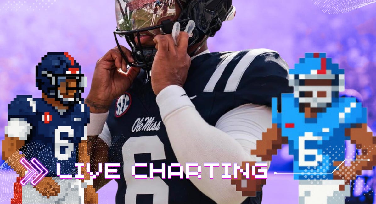 Scouting Report, ball placement and accuracy profile, and overall thoughts on Ole Miss QB Trinidad Chambliss