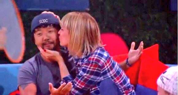 big brother 1731 meg kissing james big brother 1731 meg kissing james