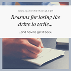 Back to Travel Blogging: How I Regained My Drive to Write In 5 Ways 