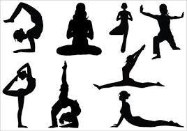 Yoga Clip Art Pack Silhouette Clip Artsilhouette Clip Art | Clip art,  Graphic design business card, Yoga poster