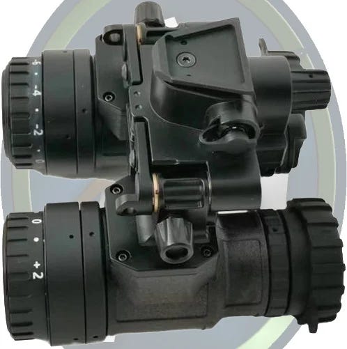BNVD-31/14 night vision goggles with PVS-14 optics and white phosphor tubes