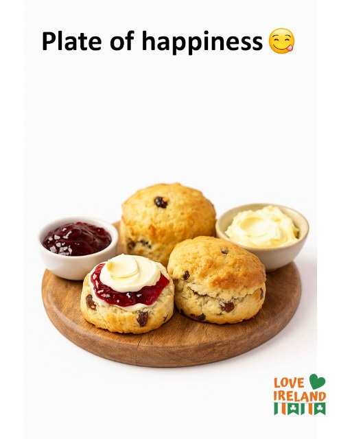 May be an image of text that says "Plate of happiness LOVE IRELAND 川肉川天"