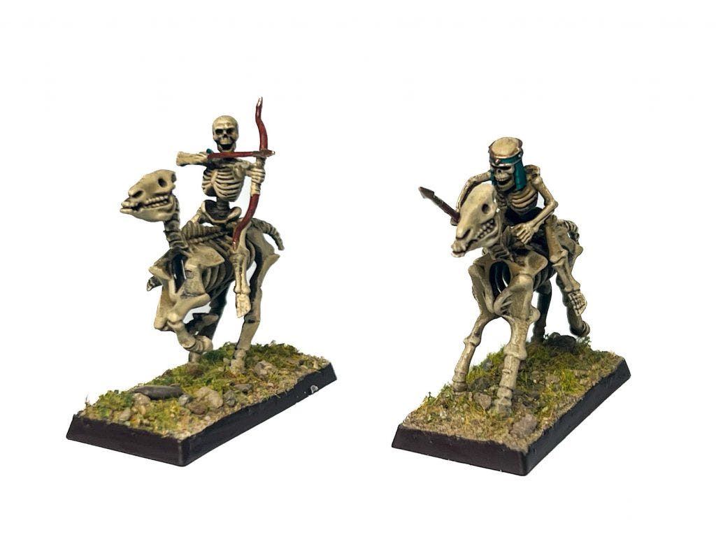 Wargames Atlantic Skeleton Cavalry and Chariot Review - Goonhammer