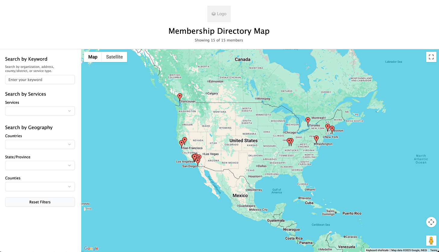 How to Build an Interactive Google Map from Airtable (Using Zite)