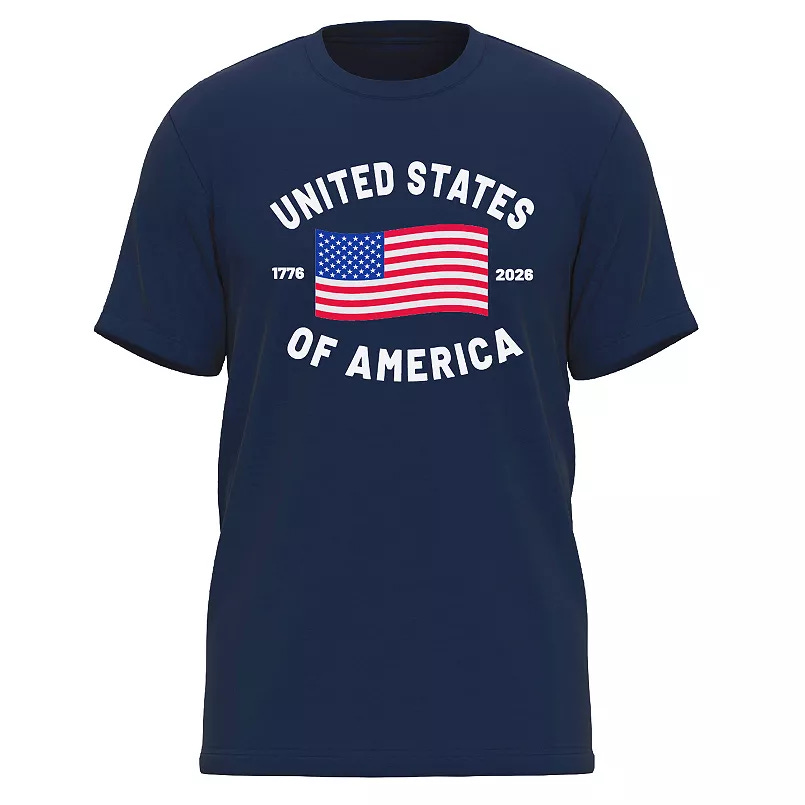 USA flag graphic tee