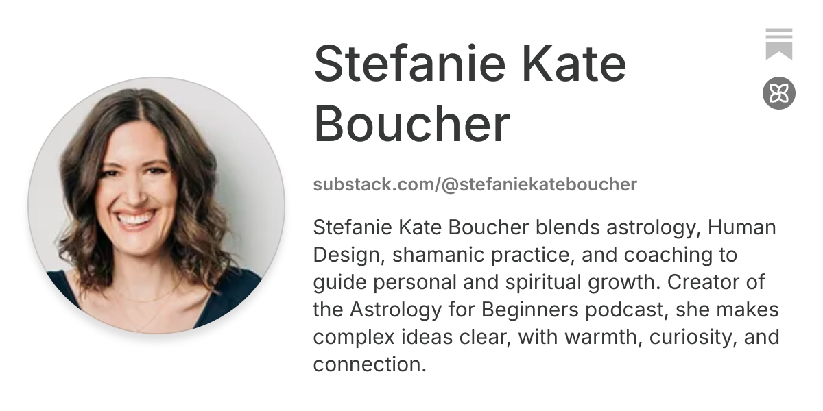 Stefanie Kate Boucher | Substack