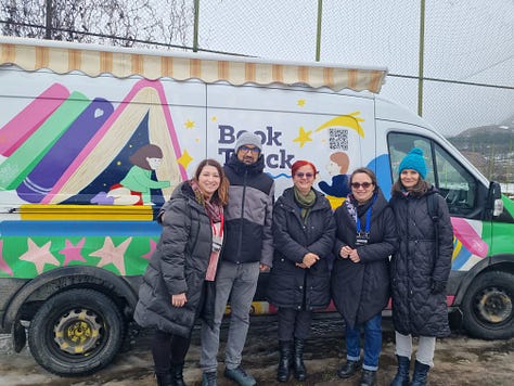 Biblioteca mobilă la Vultureni